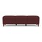 Lesro Siena Lounge Reception 3 Seat Bench, Walnut, RF Nebbiolo Upholstery SN3001 - alternate 1